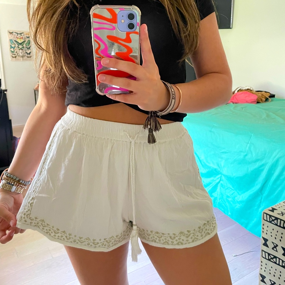 Linen Like Airy Summer Shorts